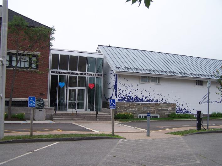 Entrance to Farnsworth Art Museum