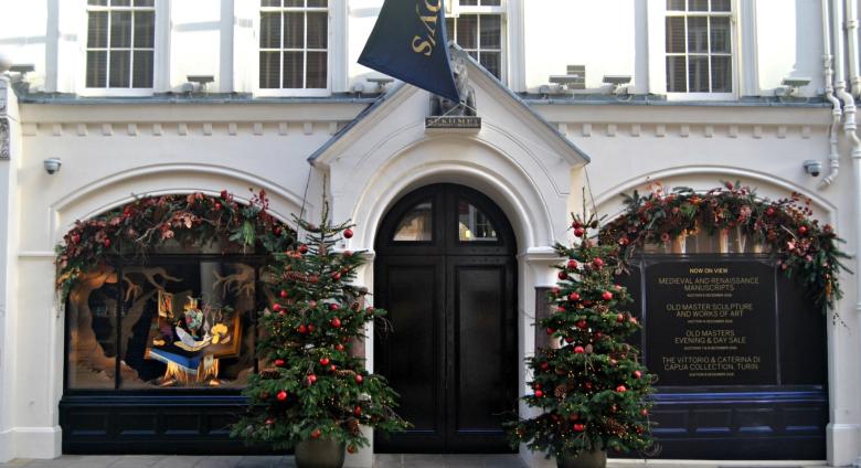Sotheby's New Bond Street London Christmas 2016