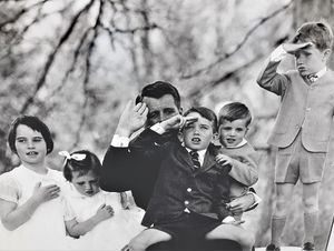 Robert Kennedy with Children at Hickory Hill