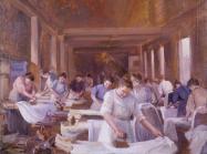 Acme Laundry in Cincinnati, c. 1911. Caroline Augusta Lord (1860 - 1927). Oil on canvas. 