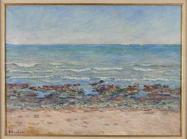 Plage de la Côte Normande. Blanche Hoschede-Monet (1865-1947). Early 20th century. Oil on Canvas. Musée Blanche-Hoschedé-Monet. Credit: Musée Blanche-Hoschedé-Monet.