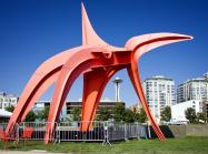 Alexander Calder, Eagle, 1971, painted steel, Olympic Sculpture Park, Seattle, WA