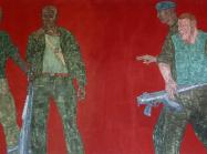 Leon Golub, Mercenaries IV (detail),1980