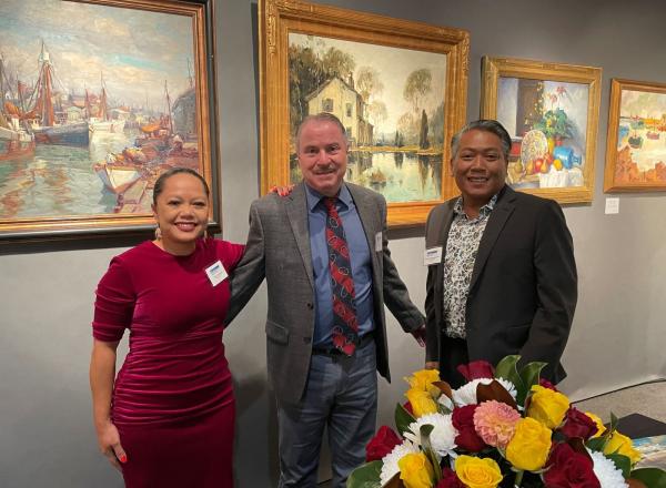 Gallery dealers at Boston International Art Show 2023