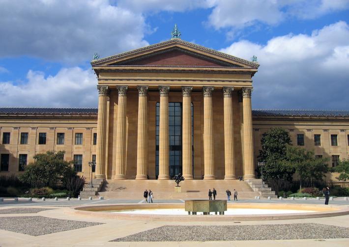 Philadelphia’s art museum exterior