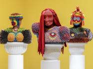 Installation view of Jeffrey Gibson: the space in which to place me at The Broad, Los Angeles, May 10 to September 28, 2025. Photo by Joshua White/JWPictures.com, courtesy of TheBroad.