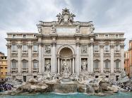 The Trevi Fountain in Rome, Italy
